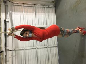 www.misswhitneymorgan.com - Whitney Morgan: Arms Over Head Cuffed in Watch - photos thumbnail