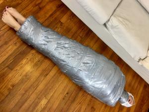 www.misswhitneymorgan.com - Whitney Morgan: Duct Tape Mummification - Photos thumbnail