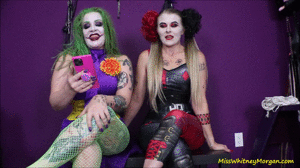 www.misswhitneymorgan.com - Fan Question Friday Cosplay Edition - Joker & Harley - Whitney & Kitty Pt1  thumbnail